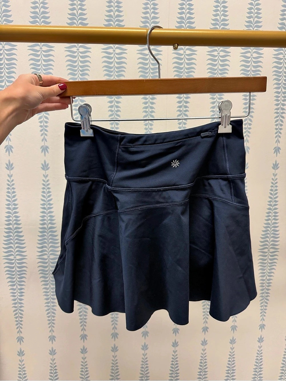 Athleta Ace Tennis Skort 13 1/2" Navy XS